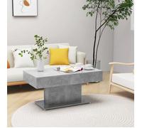 ""Top"" Table basse JILI - Table Salon Gris béton 96x50x45 cm Aggloméré,18,85 Kg