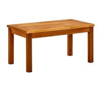 ""Top"" Table d'extérieur JILI - Table basse de jardin 70x40x36 cm Bois solide d'acacia,5,7 Kg