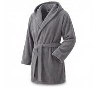 Top Towel Mixte Sans Capuche Peignoir De Bain, Gris, M EU