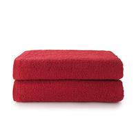 Top Towel - Plus -Lot de 2 Grandes Serviettes de Bain - Grandes Serviettes de Douche - Serviette de Bain de 100 x 150 cm - Grenate
