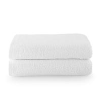 Top Towel - Plus - Lot de 2 Serviettes de Bain ou de Douche - Serviettes de Bain - 100% Coton - 500 g/m2 - Dimensions 70x140 cm - Blanc