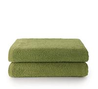 Top Towel - Plus - Lot de 2 Serviettes de Bain ou de Douche - Serviettes de Bain - 100% Coton - 500 g/m2 - Dimensions 70x140 cm - Feuille