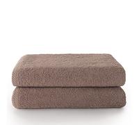 Top Towel - Plus - Lot de 2 Serviettes de Bain ou de Douche - Serviettes de Bain - 100% Coton - 500 g/m2 - Dimensions 70x140 cm - Vison