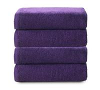 Top Towel Plus - Lot de 4 Serviette de Bain Grande Taille 100% Coton - Drap de Douche 70 x 140cm 400g - Douces, Absorbantes et Résistantes | Ensemble Idéal pour Une Salle de Bain Moderne
