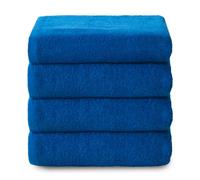 Top Towel - Plus - Serviettes de Bain - 4 Serviettes de Visage ou Bidet - 30 x 50 cm - 100% Coton - Azuline