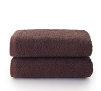 Top Towel - Pus - Lot de 2 Serviettes de Bidet - Serviettes de Bain - Petites Serviettes - 100% Coton - 400 g/m² - Dimensions 30 x 50 cm - Brun