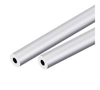 TOP-VIGOR 2Pcs Tube Rond En Aluminium 6063 Sans Soudure, Diamètre Extérieur 15mm / Intérieur 8mm, Longueur 300mm - Pour Industrie, Bricolage, Décoration & Mécanique