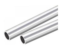 TOP-VIGOR 2Pcs Tube Rond En Aluminium 6063 Sans Soudure, Diamètre Extérieur 20mm / Intérieur 14mm, Longueur 200mm - Pour Industrie, Bricolage, Décoration & Mécanique