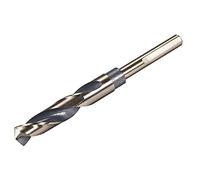 TOP-VIGOR Forets hélicoïdaux à tige réduite de 19 mm avec tige de 10 mm, forets de perçage en acier rapide 4341 pour acier inoxydable, alliage, métal, plastique, bois