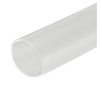 TOP-VIGOR Gaine Thermorétractable 3.5 mm - Taux de Rétraction 2:1 - Isolation Électrique, Protection Câbles et Fils - Longueur 1 Mètres - Transparent