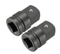TOP-VIGOR Lot de 2 adaptateurs de douille à choc 3/4" (femelle) vers 2,5 cm (mâle) pour clés à choc pneumatiques, visseuse à percussion ynamométrique, perceuse électrique, barres de disjoncteur,