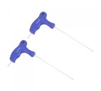 TOP-VIGOR Lot de 2 clés hexagonales de 2 mm avec poignée en T ouble extrémité pour réparation domestique et entretien mécanique, acier CR-V métrique