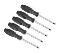TOP-VIGOR Lot de 5 mini tournevis à tête plate de 5 mm avec poignée antidérapante pour petits appareils électroménagers
