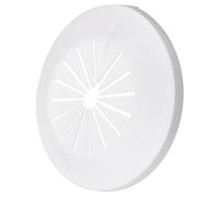TOP-VIGOR Lot de 8 cache-tuyaux décoratifs de 30 mm à 50 mm en plastique PP pour tuyau d'eau, ligne de vidange, tuyau d'évacuation de toilettes, garniture de décoration murale et plomberie de salle de