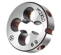 TOP-VIGOR Matrice de filetage ronde M12 x 1 mm pour droitier en alliage d'acier