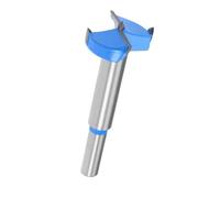 TOP-VIGOR Mèche Forstner de 28 mm - Foret hélicoïdal en carbure de tungstène avec revêtement bleu pour percer de précision dans le bois, les trous de surface et les trous de charnière