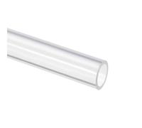 TOP-VIGOR Tube en silicone 14mm DI x 18mm DE 1m / 3,28ft de longueur, tuyauterie en caoutchouc silicone flexible pour tuyau d'eau et d'air de pompe de transfert transparent