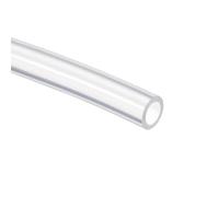 TOP-VIGOR Tube en silicone souple de 16 mm de diamètre intérieur x 21 mm de diamètre extérieur de 1 m de long, tuyau d'eau et d'air pour transfert de pompe, transparent