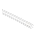 TOP-VIGOR Tube en silicone souple de 2 mm de diamètre intérieur x 3 mm de diamètre extérieur de 1 m de long, tuyau d'eau et d'air pour transfert de pompe, transparent