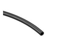 TOP-VIGOR Tuyau d'huile lubrifiante, 3 mm x 5 mm x 1 m, tuyau en caoutchouc pour irrigation, petit équipement, extérieur, tuyau d'eau de jardin, noir