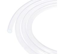 TOP-VIGOR Tuyau flexible en PVC transparent de qualité alimentaire pour transfert d'eau, huile, air, poudres et granulés fins - 8 mm x 10 mm x 2 m