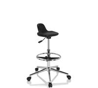 TOP WORK 03 I - Tabouret pivotant Noir