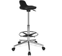 TOP WORK 03 - Tabouret pivotant Noir