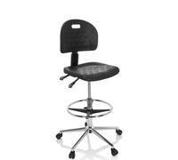 TOP WORK 23 I - Chaise de comptoir Noir