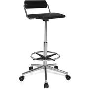 TOP WORK 28 - Tabouret pivotant Noir