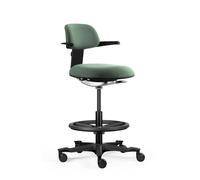 TOP WORK 40 - Chaise de travail Noir/Vert