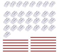 TOPAI Sans Soudure 5mm Ruban LED COB Connecteur 2 Broches Transparent | Contenu de l'emballage: 30 pièces Connecteur, 22 pièces 22AWG 15cm Adaptée