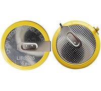 Topalli - 2X Piles lir 2025 pour Les modèles de Voiture Compatible avec Les e BMW3 5 7 x3 x5 e46 e38 e39 e60 e61 e53 e83 clé Pile Batterie lir2025 90 degrès de Broches, à souder