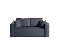 Bestmobilier canapé droit 2 places - Bleu