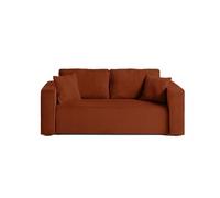Bestmobilier canapé Topaze 2 places - Terracotta