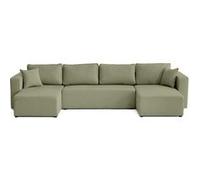Bestmobilier Topaze canapé panoramique - Vert