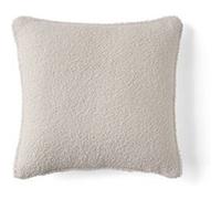Topaze - coussin - en tissu bouclette - 40x40 cm - Beige Beige G