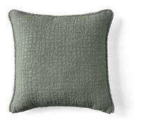 BestMobilier Coussin Velours Topaze Vert