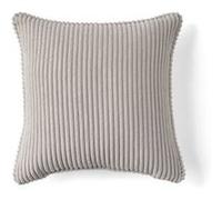 BestMobilier Topaze coussin velours côtelé 40x40 cm - Beige