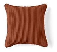 Topaze - coussin - en velours côtelé - 40x40 cm - Terracotta Terracotta G