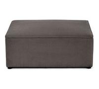 Bestmobilier Pouf Topaze - Gris