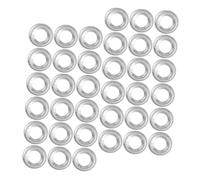 TOPBATHY 100pièces Protège-brûleurs Aluminium Ronds Doublures de Bacs de Récupération pour Maintenir Propre la Plaque de Cuisson Protection Antiadhésive Réutilisable