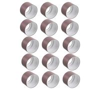 TOPBATHY 15 Pièces Bouchon de Flacon Parfum D’intérieur en Aluminium Électrolytique Léger, Design à Vis 28 Dents, Couleur Café, pour Usage Quotidien et DIY