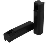 TOPBATHY 2 Pièces Bouton de Cordon de Store Noir, Poignée de Tirage | Compatibilité, Stabilité au Vent, Accrue, Extrémités pour Stores et Rideaux, Usage Maison