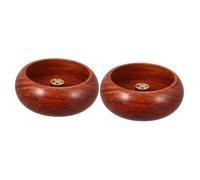 TOPBATHY 2 Pièces Brûleur D' Bol D' Porte- Conique Porte-cônes D' Pot D' Asiatique Porte- D' Support Palo Santo Brûleur De Bâtons D' Bois