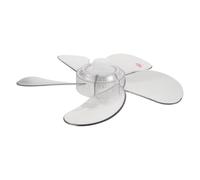 TOPBATHY 2 Pièces Pale de Ventilateur de Remplacement 12 Pouces, 5 Pales, | Transparente, Installation Facile, Nettoyage sans Effort, Compatibilité, Usage Bureau et Maison