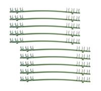 TOPBATHY 25 Pièces Boucle de Support pour Tuteur de Plantes, Tube Rond | Réutilisable, Démontage Facile, Léger et Compact à Ranger, pour Légumes Grimpants, Végétaux Grimpants, Intérieur Extérieur