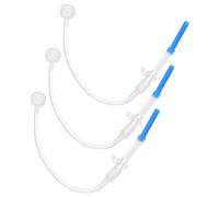 TOPBATHY 3 Pièces Adaptateur Flexible pour Flacon Pulvérisateur avec Tube | Connexion Rapide et Étanche, Surveillance du Flux, Atteint le Fond du Flacon, Usage Voyage et Laboratoire