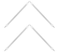 TOPBATHY 4 Pièces Élément Chauffant Tubulaire Électrique Tube Quartz pour Chauffage Infrarouge Remplacement pour Chauffage D'appoint