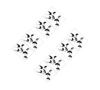 TOPBATHY 8 Ensembles Sticker mural dinosaure stickers muraux halloween decoration décorations murales d'halloween autocollant décoratif de dinosaure décorer décor de fête d'halloween PVC