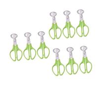 TOPBATHY 9 Pièces Ciseaux à oeufs de caille ciseaux coquille d'oeuf accessoires de cuisine tire-bouchon matériel de cuisine outil ouvre-oeuf coupe-œufs de caille cheveux raides coupe-oeufs